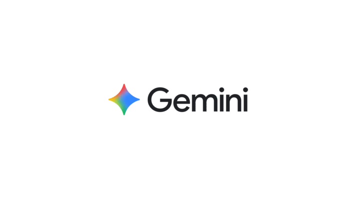 Colorful Gemini logo on white background